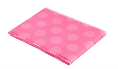 TOVAGLIE PIEGATE 140X240CM TNT 50GR POIS ORTENSIA