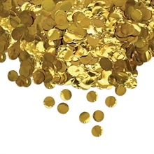 CORIANDOLI TONDI 2CM ORO METAL 50GR