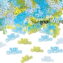 CORIANDOLI BUON COMPLEANNO CHIC CELESTE 15GR