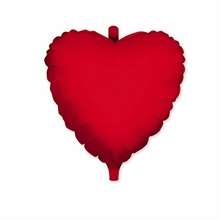 PALLONCINO MYLAR 18INCH 45CM CUORE ROSSO