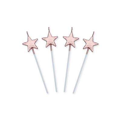 CANDELINE PICKS STELLE ROSE GOLD METAL 13CM
