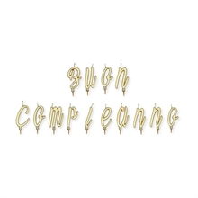 SET CANDELINE ITALIC BUON COMPLEANNO ORO METAL