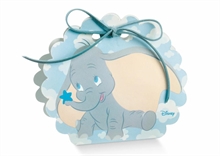 SCATOLINA CONCHIGLIA 58X40X85MM DUMBO AZZURRO 10PZ