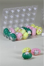 UOVA COLORATE CON FARFALLE DA APPENDERE 24PZ