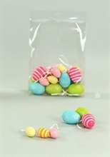 UOVA MULTICOLOR CON DECORAZIONI DA APPENDERE 24PZ