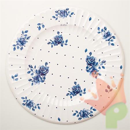 PIATTI MAXI 33CM ENGLISH ROSE 6PZ