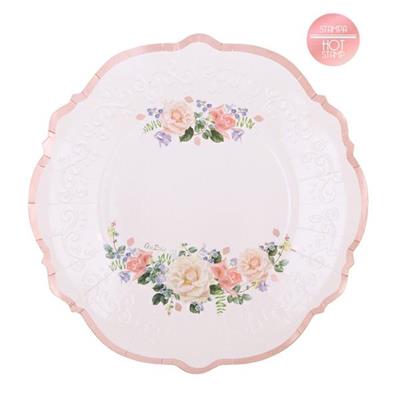 PIATTI 27CM WEDDING IN ROSE 8PZ