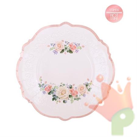 PIATTI 21CM WEDDING IN ROSE 8PZ