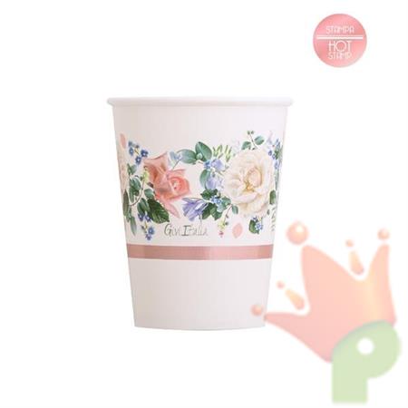 BICCHIERI 250CC WEDDING IN ROSE 8PZ