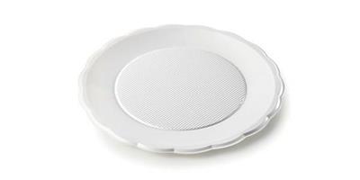 VASSOIO MEDORO V.T. BIANCO D. 30CM