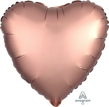 PALLONCINO MYLAR 17INCH 42CM ROSE GOLD