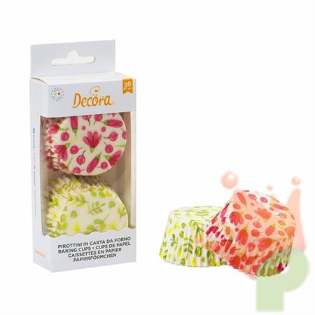 PIROTTINI 50X32MM FIORI ACQUERELLO 36PZ