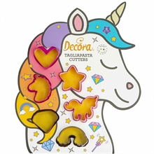 SET 6 TAGLIAPASTA MINI UNICORNO
