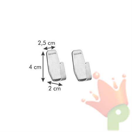 GANCIO GRANDE IN ACCIAIO INOSSIDABILE 2PZ