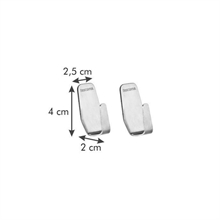 GANCIO GRANDE IN ACCIAIO INOSSIDABILE 2PZ