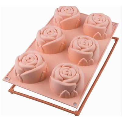 STAMPO IN SILICONE 7,6XH.4CM ROSA