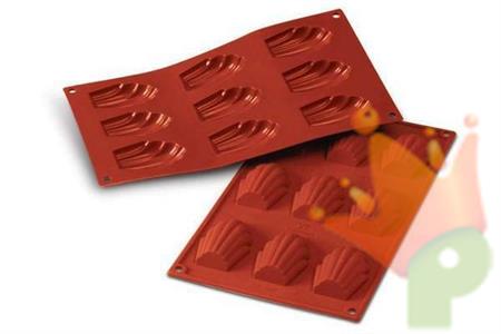 STAMPO IN SILICONE 6,8X4,5CM MADELEINE