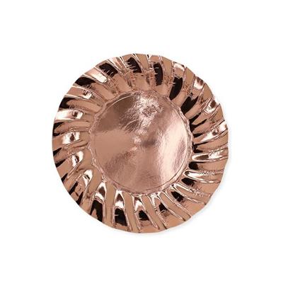 PIATTI 20CM WAVY ROSE GOLD 8PZ