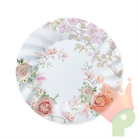 PIATTI 30CM ROSE ROSA 6PZ