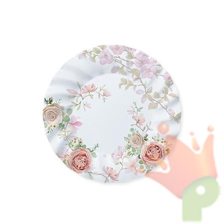 PIATTI 20 CM ROSE ROSA 8 PZ