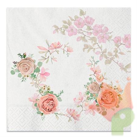 TOVAGLIOLI 33X33 ROSE ROSA 20 PZ