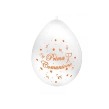 PALLONCINI 10INCH BIANCO PRIMA COMUNIONE 20PZ