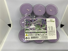 TEALIGHT PROFUMATI VANIGLIA-LAVANDA 18PZ