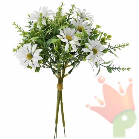 FIORI ARTIFICIALI BUNCH WHITE 20CM