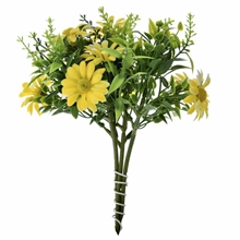 FIORI ARTIFICIALI BUNCH YELLOW 20CM