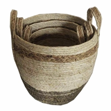 CESTINO PER PIANTE CON MANICI 30X25CM