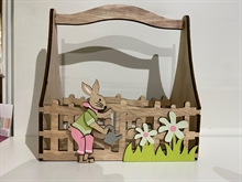 CESTINO CON CONIGLIO 18X10X19CM