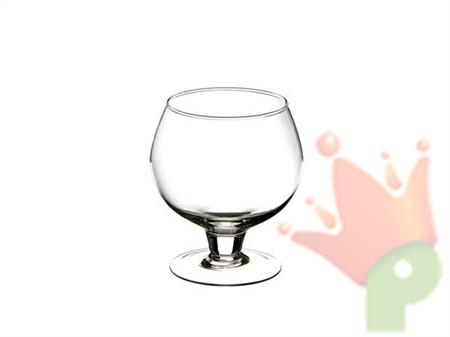COPPA COGNAC VETRO H. 13,5CM D. 12,5CM