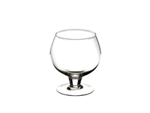 COPPA COGNAC VETRO H. 13,5CM D. 12,5CM