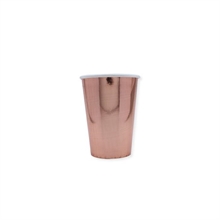 BICCHIERI 200CC WAVY ROSE GOLD 8PZ