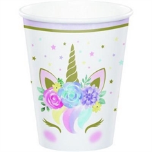 BICCHIERI 266CC UNICORN BABY 8PZ