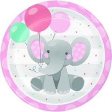 PIATTI 23CM ELEPHANT GIRL 8PZ