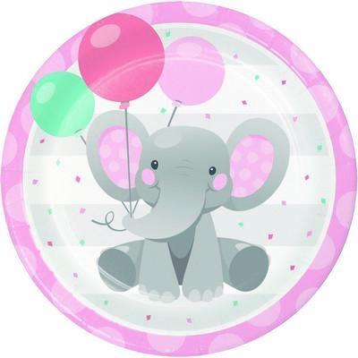 PIATTI 23CM ELEPHANT GIRL 8PZ