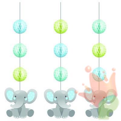 FESTONE 3 PENDENTI ELEPHANT BOY