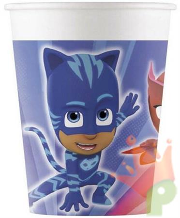 BICCHIERI 200CC PJ MASK 8PZ