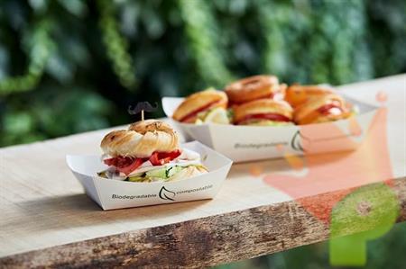 VASCHETTA STREET FOOD RETTANGOLARE 9X5,5XH.3,5CM 50PZ