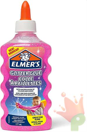 COLLA VINILICA GLITTERATA ROSA 177ML ELMER'S