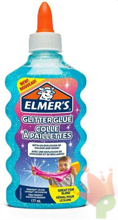 COLLA VINILICA GLITTERATA BLUE 177ML ELMER'S
