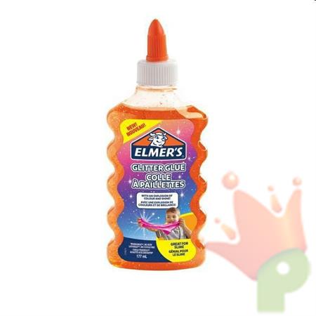 COLLA VINILICA GLITTERATA ARANCIONE 177ML ELMER'S