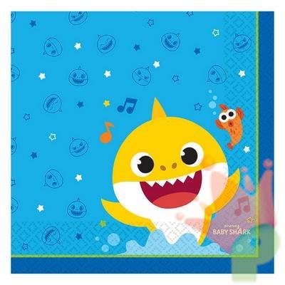 TOVAGLIOLI 33X33 BABY SHARK 16PZ