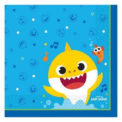 TOVAGLIOLI 33X33 BABY SHARK 16PZ