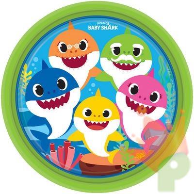 PIATTI 23CM BABY SHARK 8PZ