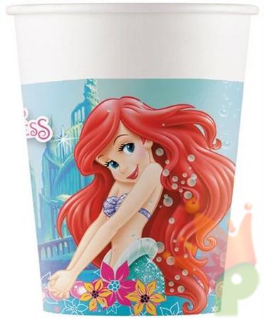BICCHIERE 266ML ARIEL MARMAID 8PZ