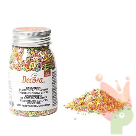 BASTONCINI DI ZUCCHERO COLORMIX 90GR