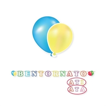 FESTONE KIT SCRITTA MAXI BENTORNATO 600CM