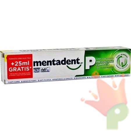 DENTIFRICIO MENTADENT 75+25ML